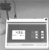 A pH meter is used to test the pH of a solution.See the figure below. How is the solution classified?