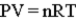 <strong>Which of the following is a mathematical expression of the Ideal Gas Law,using the symbols commonly assigned to the measurable properties of gases in the chemistry literature (k represents a constant)?</strong> A)   B)   C)   D)   E)   <div style=padding-top: 35px> 