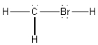<strong>Which of the following is the best Lewis diagram for CH<sub>3</sub>Br?</strong> A) B) C) D) E)