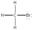 <strong>Which of the following is the best Lewis diagram for CH<sub>3</sub>Br?</strong> A) B) C) D) E)