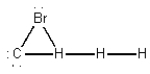 <strong>Which of the following is the best Lewis diagram for CH<sub>3</sub>Br?</strong> A) B) C) D) E)