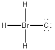 <strong>Which of the following is the best Lewis diagram for CH<sub>3</sub>Br?</strong> A) B) C) D) E)