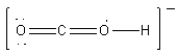<strong>Which of the following is the best Lewis diagram for HCO<sub>2</sub><sup>-</sup>?</strong> A) B) C) D) E)