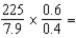 Solve the equation and express the answer to the nearest whole number. __________
