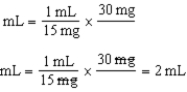 2 mL