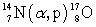 The first induced nuclear reaction, , in a laboratory was studied by Rutherford in 1919. How much energy is absorbed in this reaction if the atomic masses are: = 14.003 074 u, = 16.999 133 u, \alpha = 4.002 603 u, and p = 1.007 825 u? Note: 1 u = 931.5 MeV.