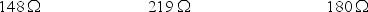 <strong>The table below shows the values of the resistance, capacitive reactance, and inductive reactance for five RCL circuits. Which circuit will have a negative phase angle? </strong> A) B) C) D) E)