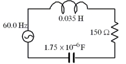 <strong>Use the information given in the figure for the series RCL circuit to determine its total impedance. </strong> A)300 \varOmega B)500 \varOmega C)1500 \varOmega D)1700 \varOmega E)1900 \varOmega