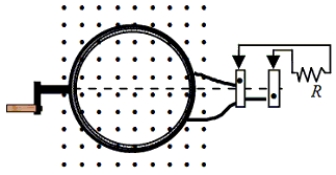 <strong>A circular coil has 275 turns and a radius of 0.045 m. The coil is used as an ac generator by rotating it in a 0.500 T magnetic field, as shown in the figure. At what angular speed should the coil be rotated so that the maximum emf is 175 V? </strong> A)28 rad/s B)50 rad/s C)130 rad/s D)200 rad/s E)490 rad/s
