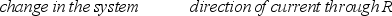 <strong>The figure shows a uniform magnetic field that is normal to the plane of the conducting loop of resistance R. Note: the area of the non-circular portion of the circuit is negligible compared to that of the loop. Which entry in the table below correctly pairs the change in the system with the direction of the induced current through R? </strong> A) B) C) D) E)