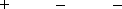 <strong>Each of three objects has a net charge. Objects A and B attract one another. Objects B and C also attract one another, but objects A and C repel one another. Which one of the following table entries is a possible combination of the signs of the net charges on these three objects? </strong> A) B) C) D) E)