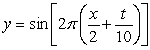 <strong>A transverse periodic wave described by the expression (where y and x are in meters and t is in seconds) is established on a string. Which one of the following statements concerning this wave is false?</strong> A)The wave is traveling in the negative x direction. B)The amplitude is 1.0 m. C)The frequency of the wave is 0.10 Hz. D)The wavelength of this wave is 2.0 m. E)The wave travels with speed 5.0 m/s.