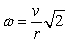 <strong>A solid cylinder with a mass m and radius r is mounted so that it can be rotated about an axis that passes through the center of both ends. At what angular speed . must the cylinder rotate to have the same total kinetic energy that it would have if it were moving horizontally with a speed v without rotation?</strong> A) B) C) D) E)