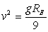 <strong>Consider a satellite in a circular orbit around the Earth. If it were at an altitude equal to twice the radius of the Earth, 2R<sub>E</sub>, how would its speed v relate to the Earth's radius R<sub>E</sub>, and the magnitude g of the acceleration due to gravity on the Earth's surface?</strong> A) B)v<sup>2</sup> = 2gR<sub>E</sub> C) D) E)
