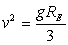 <strong>Consider a satellite in a circular orbit around the Earth. If it were at an altitude equal to twice the radius of the Earth, 2R<sub>E</sub>, how would its speed v relate to the Earth's radius R<sub>E</sub>, and the magnitude g of the acceleration due to gravity on the Earth's surface?</strong> A) B)v<sup>2</sup> = 2gR<sub>E</sub> C) D) E)