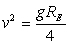 <strong>Consider a satellite in a circular orbit around the Earth. If it were at an altitude equal to twice the radius of the Earth, 2R<sub>E</sub>, how would its speed v relate to the Earth's radius R<sub>E</sub>, and the magnitude g of the acceleration due to gravity on the Earth's surface?</strong> A) B)v<sup>2</sup> = 2gR<sub>E</sub> C) D) E)
