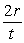 <strong>A racecar, traveling at constant speed, makes one lap around a circular track of radius r in a time t. Note: The circumference of a circle is given by C=2πr. What is the average speed of the car for one complete lap?</strong> A) B) C) D) E)zero meters/second