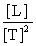 <strong>The mathematical relationship between three physical quantities is given by   . If the dimension of b is;   and the dimension of c is [L]. Which one of the following choices is the dimension of a?</strong> A)[L] B)   C)   D)[T] E)   <div style=padding-top: 35px> 