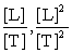 <strong>The distance d that a certain particle moves may be calculated from the expression d = at + bt<sup>2</sup> where a and b are constants; and t is the elapsed time. What must the dimensions of the quantities a and b be, respectively?</strong> A)   B)[L], [L]<sup>2</sup> C)   D)   E)   <div style=padding-top: 35px> 