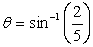 <strong>Which one of the following expressions may be used to correctly find the angle \theta in the drawing? </strong> A) B) C) D) E)