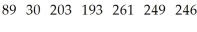 <strong>A store manager kept track of the number of newspapers sold each week.The results are shown below. </strong> A)182 newspapers B)203 newspapers C)261 newspapers D)193 newspapers E)246 newspapers