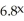 For the model = 2.93( ),predict y when x = 2.Round to two decimal places.