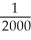 <strong>Suppose the probability of a major earthquake on a given day is 1 out of 10,000.What's the expected number of earthquakes in the next 2,000 days?</strong> A) B)5 C)20 D) E)