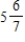 Change the mixed numbers to improper fractions. a. b. c.