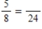 Change each fraction to higher terms, with the denominator shown. a. b. c.