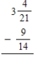 Subtract the following fractions or mixed numbers. Write the answers as fractions or mixed numbers in lowest terms. a. b.