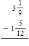 Subtract the following fractions or mixed numbers. Write the answers as fractions or mixed numbers in lowest terms. a. b. 