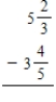 Subtract the following fractions or mixed numbers. Write the answers as fractions or mixed numbers in lowest terms. a. b. 