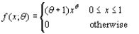 Let denote the proportion of allotted time that a randomly selected student spends working on a certain aptitude test. Suppose the pdf of is where > -1. A random sample of ten students yields data a. Use the method of moments to obtain an estimator of and then compute the estimate for this data. b. Obtain the maximum likelihood estimator of and then compute the estimate for the given data.