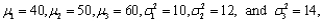 Let represent the times necessary to perform three successive repair tasks at a certain service facility. Suppose they are independent normal random variables with expected values respectively. a. If Calculate What is b. Using the given in part (a), calculate c. Using the given in part (a), calculate d. If calculate