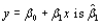If   then the least squares estimate of the slope coefficient   of the true regression line   = __________.<div style=padding-top: 35px> 