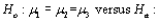 <strong>Which of the following statements are not true?</strong> A) ANOVA can be used to test ) B) ANOVA cannot be used to test ) C) ANOVA can be used to test At least two of the Are different. D) The two-sample t test can be used to test ) E) All of the above statements are true.