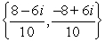 <strong>Find the imaginary solutions: 100x<sup>2</sup> + 160x + 100 = 0</strong> A)   B)   C)   D)   <div style=padding-top: 35px> 