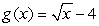 <strong>How are the graphs of   and   related?</strong> A) The graph of g(x) is the same as that of f(x), but translated upward by 4 units. B) The graph of g(x) is the same as that of f(x), but translated downward by 4 units. C) The graph of g(x) is the same as that of f(x), but translated 4 units to the right. D) The graph of g(x) is the same as that of f(x), but translated 4 units to the left. <div style=padding-top: 35px> 