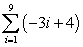 <strong>Find the sum of the given series.  </strong> A) -108 B) 99 C) -99 D) 108 <div style=padding-top: 35px> 
