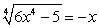 <strong>Find all real solutions. </strong> A) {1, 2} B) {-1, 1} C) D) {-1}