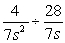 Perform the indicated operations and write your result in lowest terms.  <div style=padding-top: 35px> 