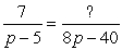 Build the rational expression into an equivalent rational expression with the indicated denominator.  <div style=padding-top: 35px> 