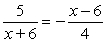 Solve the given equation.  <div style=padding-top: 35px> 