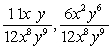 <strong>Find the LCD for the given rational expressions, and convert each rational expression into an equivalent rational expression with the LCD as the denominator.</strong> A)   B)   C)   D)   <div style=padding-top: 35px> 