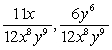 <strong>Find the LCD for the given rational expressions, and convert each rational expression into an equivalent rational expression with the LCD as the denominator.</strong> A)   B)   C)   D)   <div style=padding-top: 35px> 