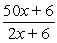 <strong>Jimbo biked 20 miles at x mph. He then increased his speed by 6 mph and biked another 30 miles. Write a rational expression for Jimbo's total travel time.</strong> A)   B)   C)   D)   <div style=padding-top: 35px> 
