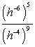Write the expression without negative exponents.  <div style=padding-top: 35px> 