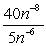 Simplify.  <div style=padding-top: 35px> 