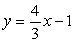 Write the equation in standard form using only integers and a positive coefficient for x.