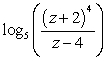 Rewrite as a sum or difference of logarithms.